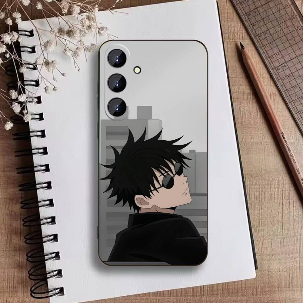 Coque de téléphone Jujut-su I-Ichiji S-Kaisen Pour Samsung Galaxy A73,21,22,32,71,53,52,51,80,5G Housse Noire Souple