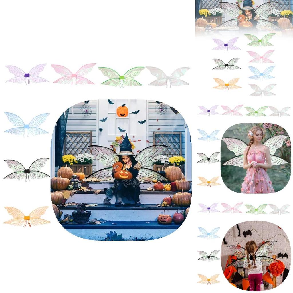 Adorable Festival Party Costume Cosplay Butterfly Wings For Performances In Various Colors
