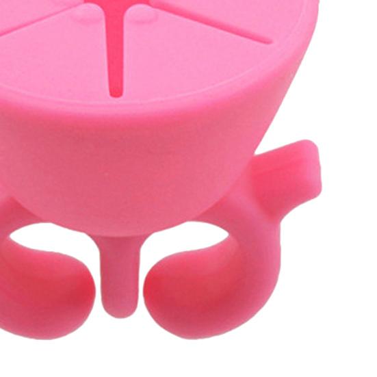 Vinyl Waste Collector Wearable Anti-Spill Easy Scrape Removal Silicone Craft Vinyl Weeding Scrap Collector Ring Weeding Accessory