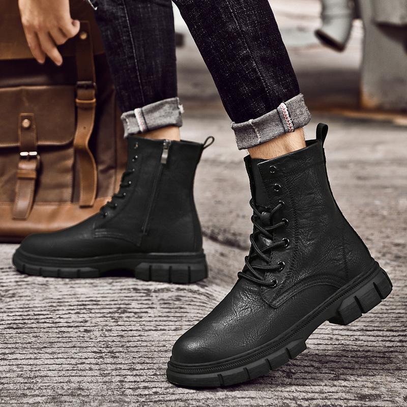 Men New High Quality British Style Chelsea Boots Formal Luxury Trends Business Boots Casual Walking Mountaineering Travel Boots