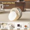 UOSO Round Unbleached Cotton Coffee Filter Paper