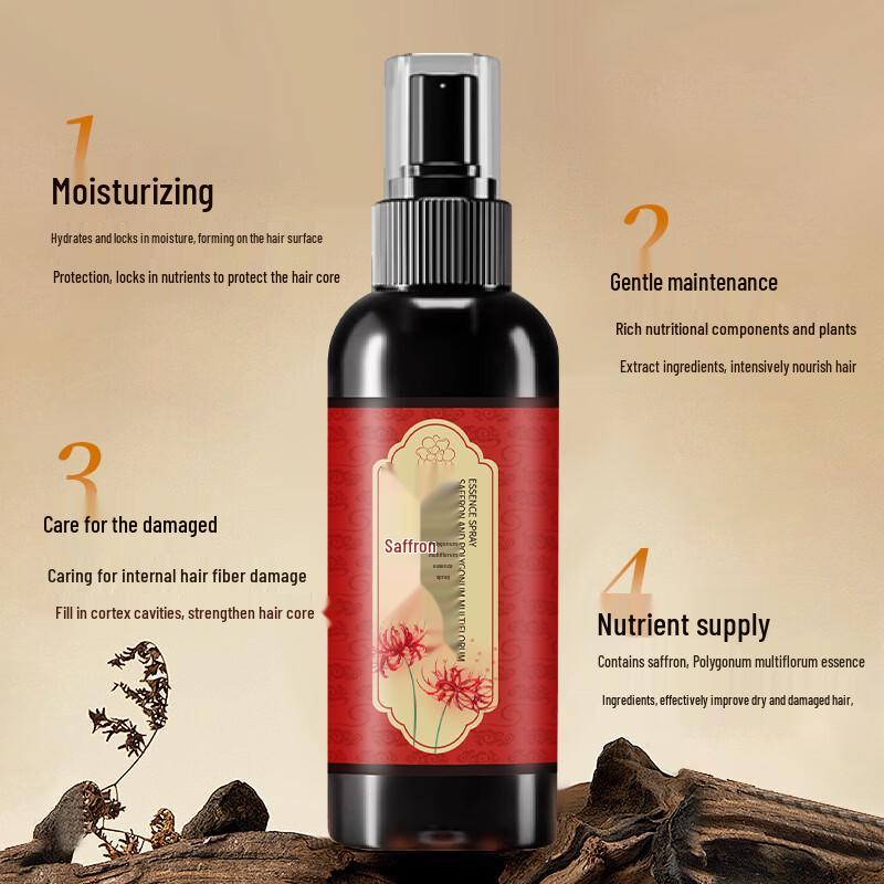 BATUREL Saffron He Shou Wu Black Hair Serum Spray