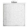 Secure and Stable Square Stainless Steel Bathroom Sink Strainer Drain Cover