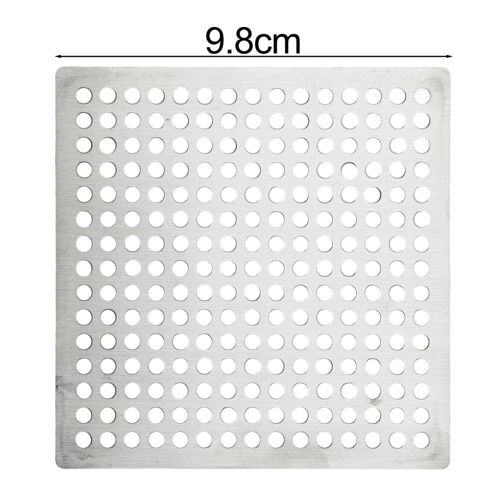 Secure and Stable Square Stainless Steel Bathroom Sink Strainer Drain Cover