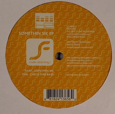 12inch Record H2 - Somethin Sik EP JFUNK014 J:Funk Recordin 2007 UK Dance & Electronica Used