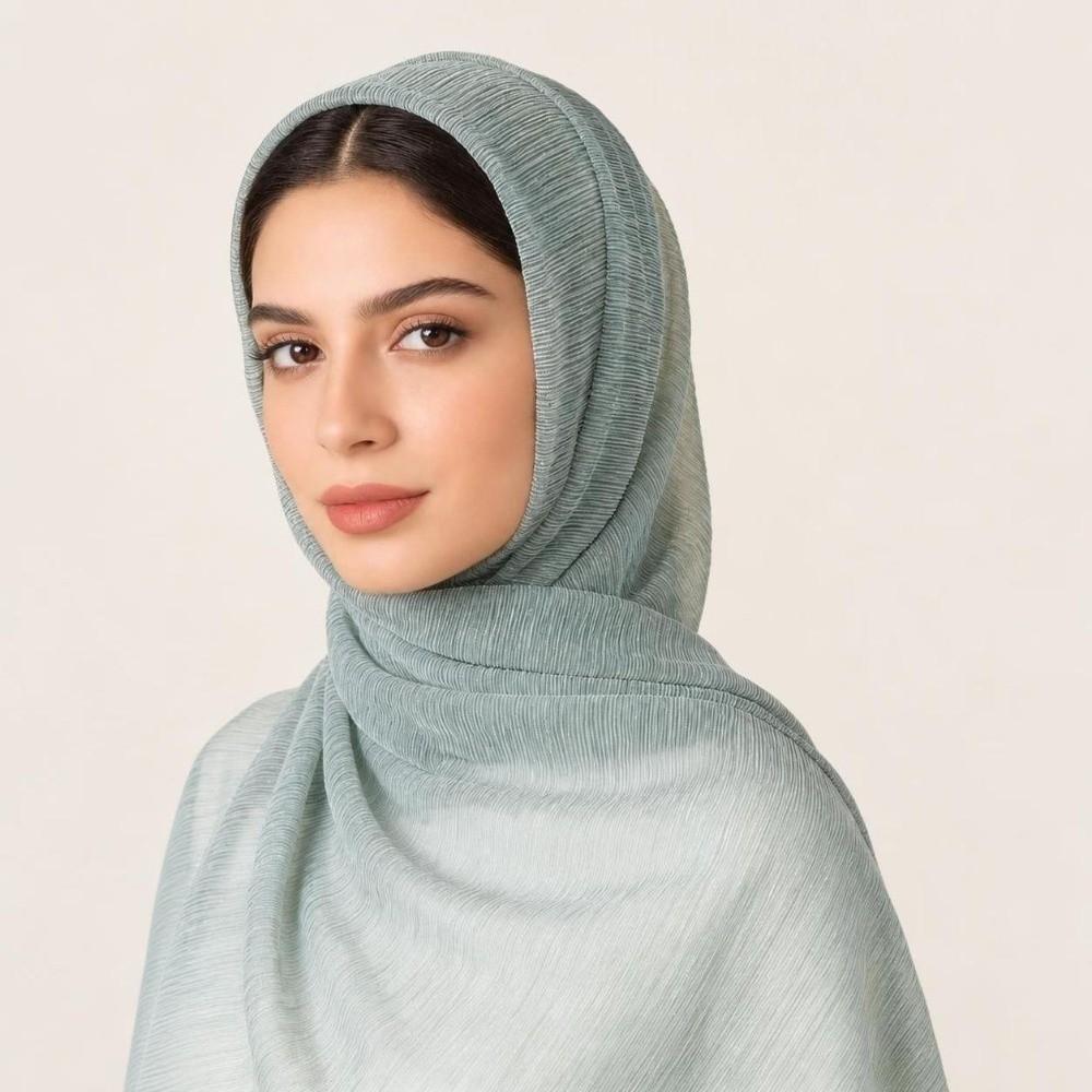 Solid Color Plain Headscarf Breathable Modest Shawl Wrap Fashion Long Hijab For Women