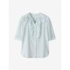 Cc Collect Crinkle Cotton Ruffle Blouse C252msc051