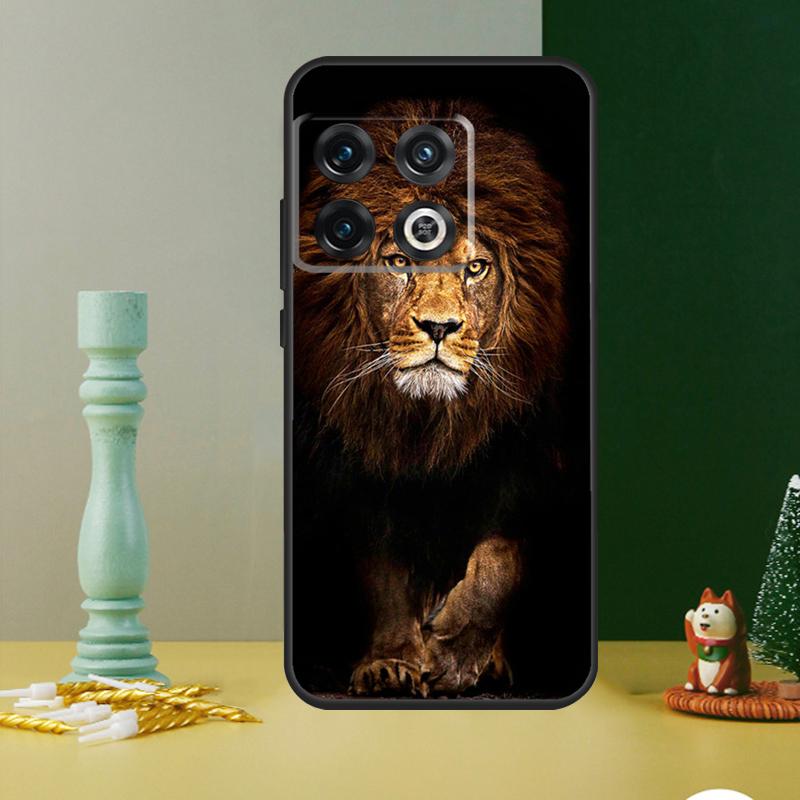 

King Of The Jungle Lion Phone Case For OnePlus 13 12 11 9 10 Pro 13R 12R 8T 9RT 10T 10R Nord 4 CE 2 3 Lite N20 N30 OnePlus Nord CE 2