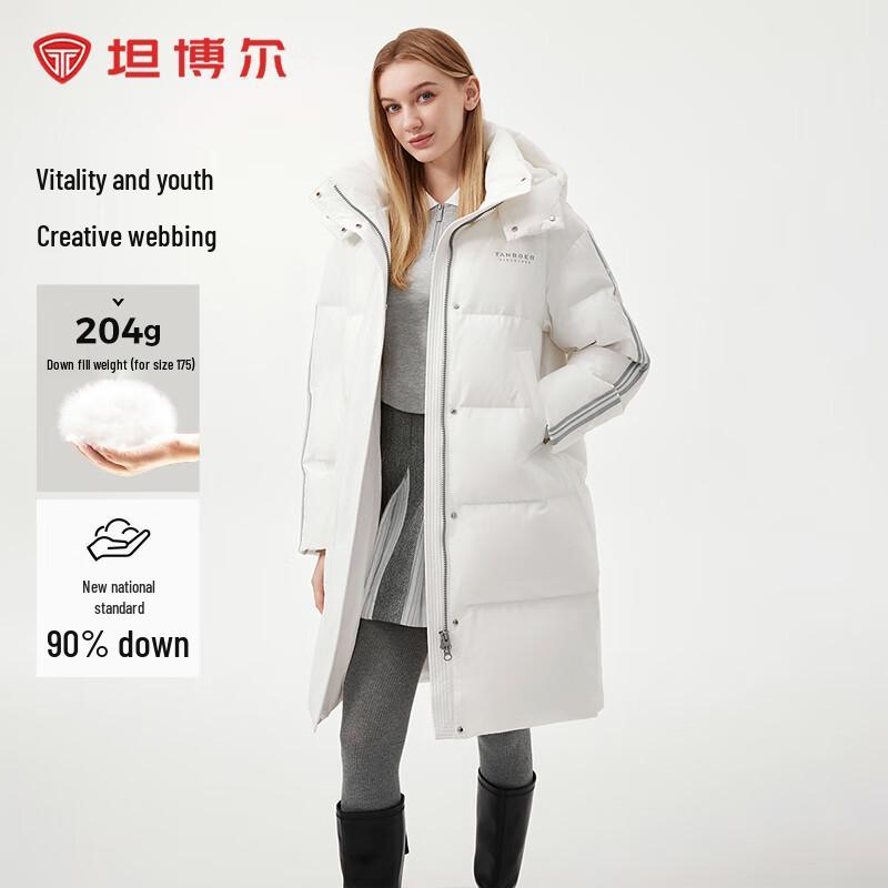 

Tanboer Women s Mid-Length Casual Down Jacket TEF550808D XS