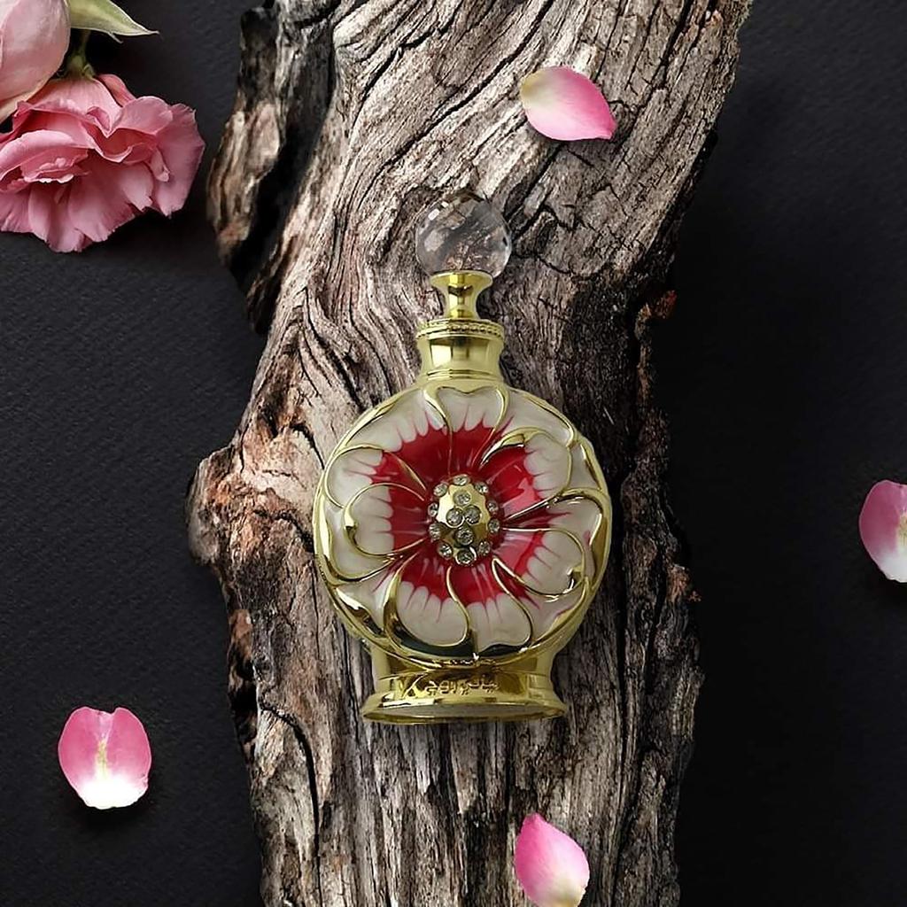 Swiss Arabian Layali Rouge - Luxe Producten Uit Dubai - Langdurige Persoonlijke Parfumolie Geur - Een Verleidelijke Signatuur Aroma - 0,5 Oz