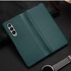 Applicable To Samsung ZFold3 Mobile Phone Case Ultra-thin Carbon Fiber Kevlar Flip Leather Case Limited Edition W22 Protective Case