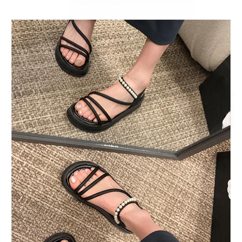 Slope Line Fashion Women's Evening Sandals