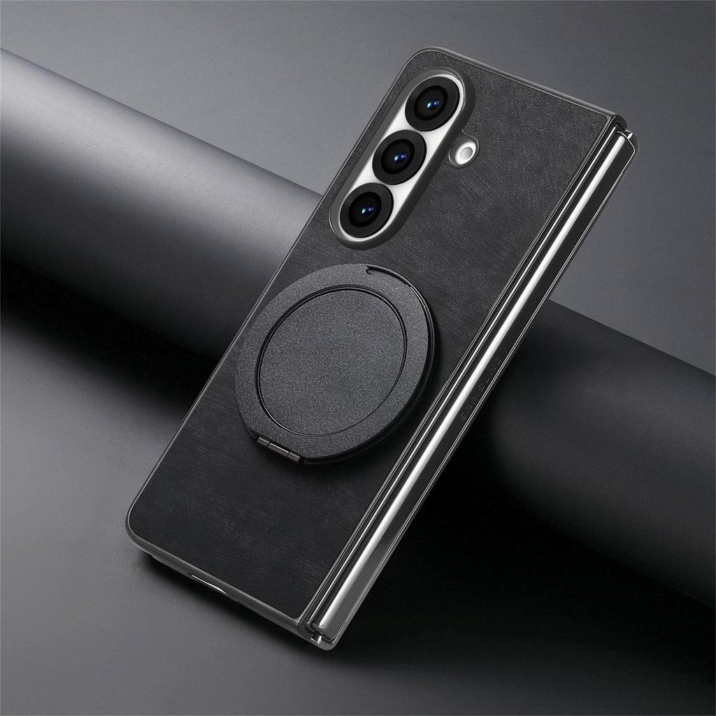 Skórzany portfel etui Galaxy Z Fold6 z miejscem na karty dla Samsung Z Fold7 - Wielofunkcyjne składane etui ochronne