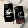 SCP Foundation Game Sci Fi For IPhone 11 12 13 14 15 16 Pro Max Plus Matte Translucent Phone Cover