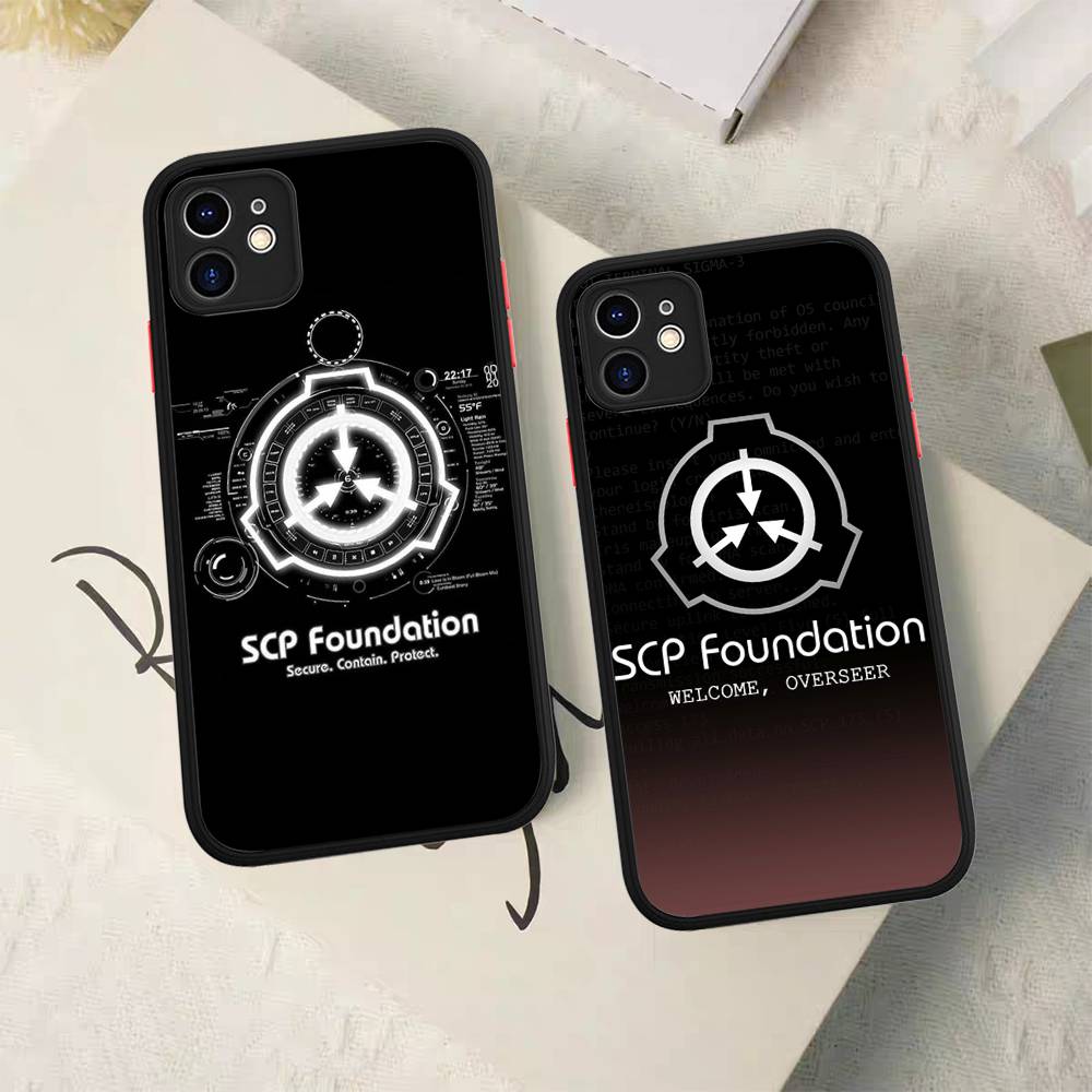 SCP Foundation Game Sci Fi For IPhone 11 12 13 14 15 16 Pro Max Plus Matte Translucent Phone Cover