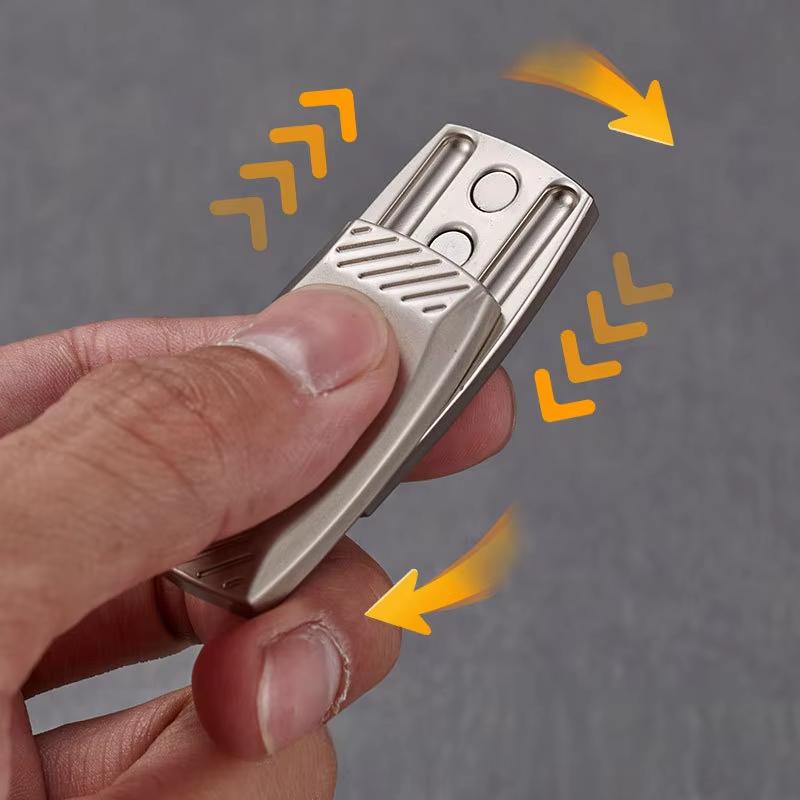 Fingerabdruck Magnetischer Haptischer Slider EDC Fidget Slider Metall Fidget Spielzeug ADHD Werkzeug Erwachsenen Angst Stressabbau Spielzeug