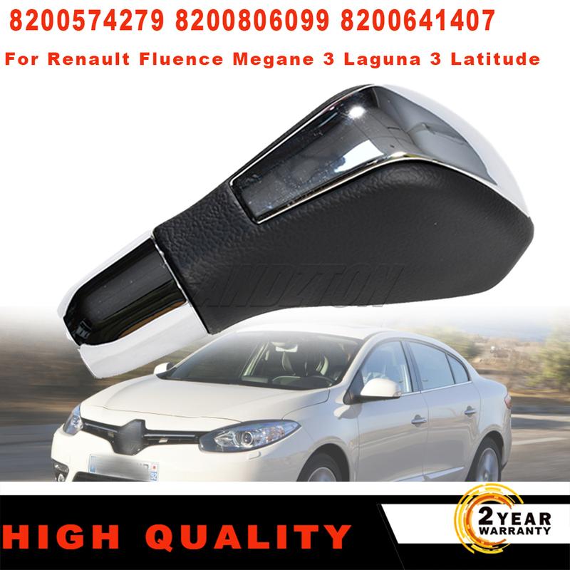 

For Renault Fluence Megane 3 Laguna 3 new Gear Shift Knob 8200574279 8200806099 8200641407 Automatic 6 Forward Car Accessories