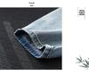 Plus Size Vintage Embroidered Women's Cotton Denim Harem Pants, Elastic Waist, Cropped for Spring/Summer