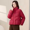 New Style Short Cotton Coat for Women In Autumn and Winter New Fashionable Style Stand Collar Thickened Warm Women's Cotton Coat