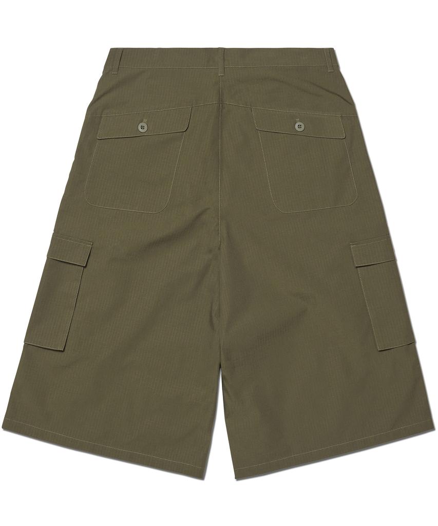 Nomaenyueol D.P Cargo Bermuda Pants - Khaki