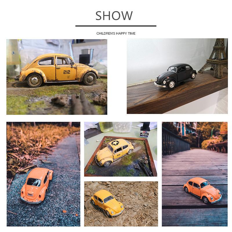 1:36 Scale Mini Car 1967 Beatle Classic Alloy Car Model, Diecasts Metal Toy Car Model Simulation Miniature Scale