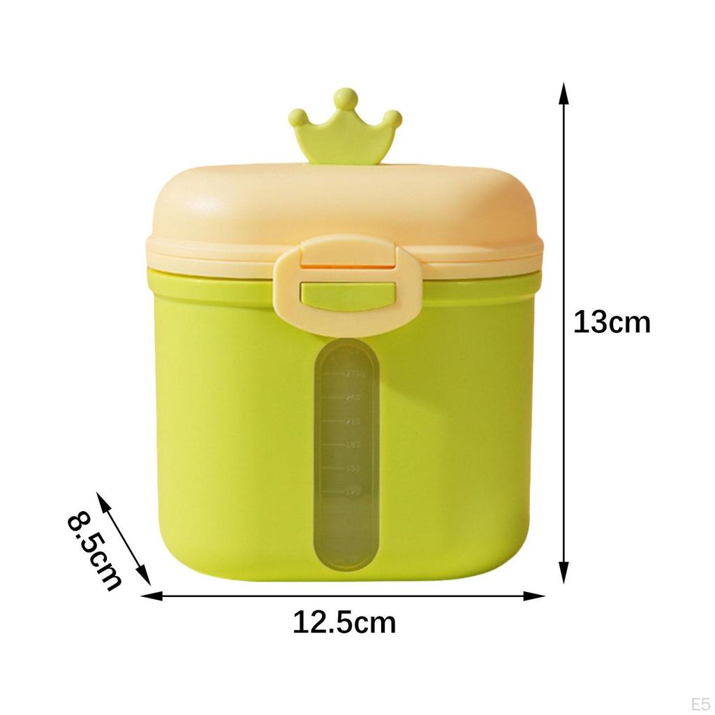 Formula Dispenser Container Milk Powder Food Storage Box for Bedroom