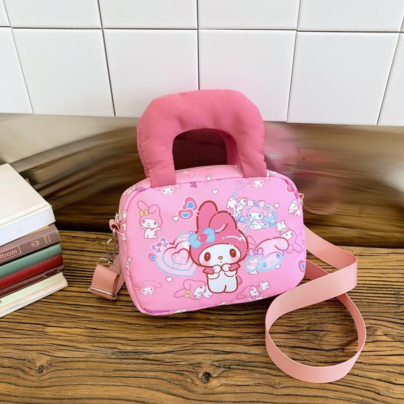 1 шт. Сумки через плечо Мультяшные Sanrio Плечевые сумки-мессенджеры Портативные рюкзаки Хелло Китти Синнаморолл Кавайный кошелек для монет Для девочек