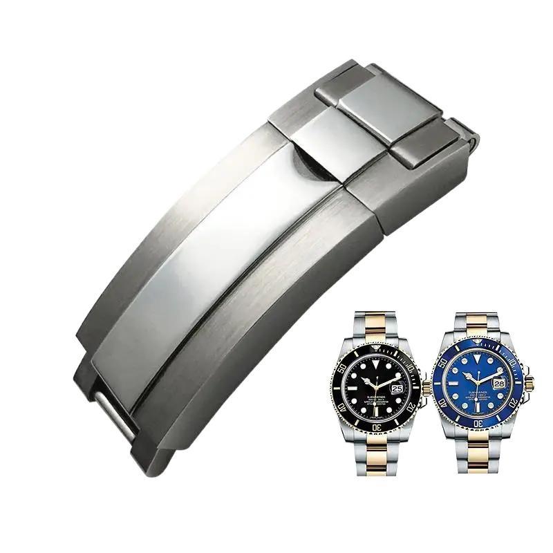Rolex Green Submariner Black Submariner Steel Band Silicone Yacht Daytona Toothed Fine-tuning Watch Buckle16mm