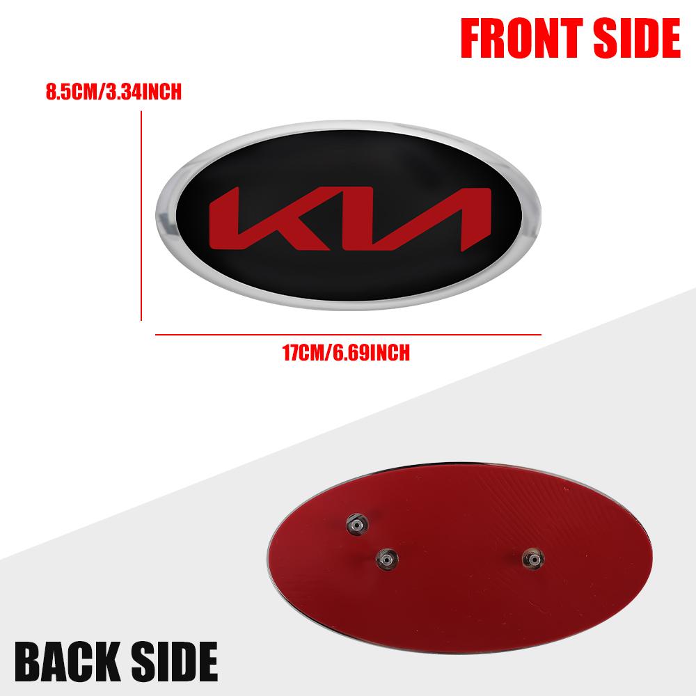 1pcs 3D Car Emblem Center Badge Sticker Decal Styling Accessories For KIA Rio Ceed Sportage Cerato Soul Sorento K2 K5 Picanto