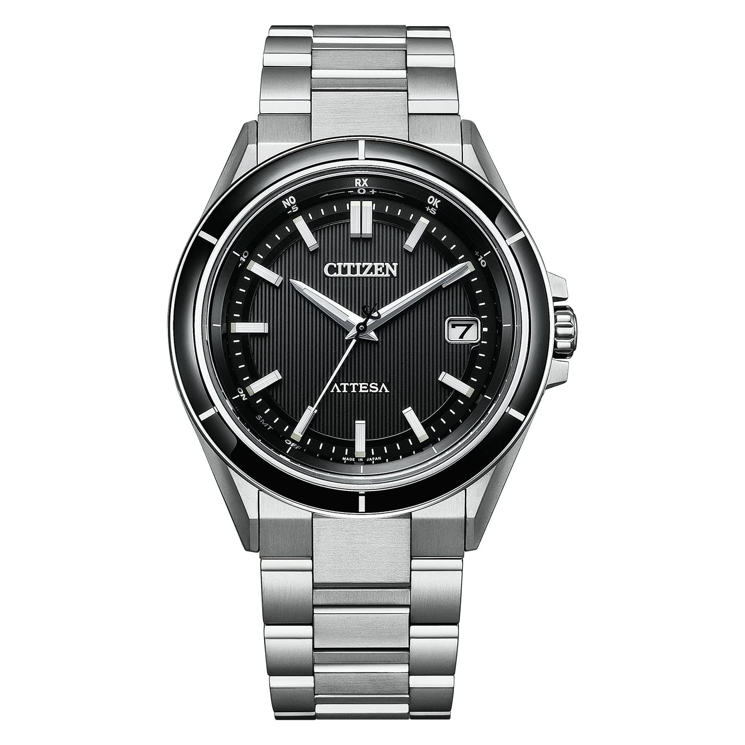 

Радіогодинник Atessa ACT Line Sapphire Bezel Silver [Citizen] CB3030-76E для чоловіків