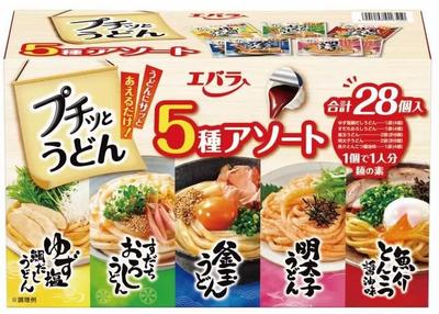Ebara Petit Udon 5 tipos surtidos 28 piezas