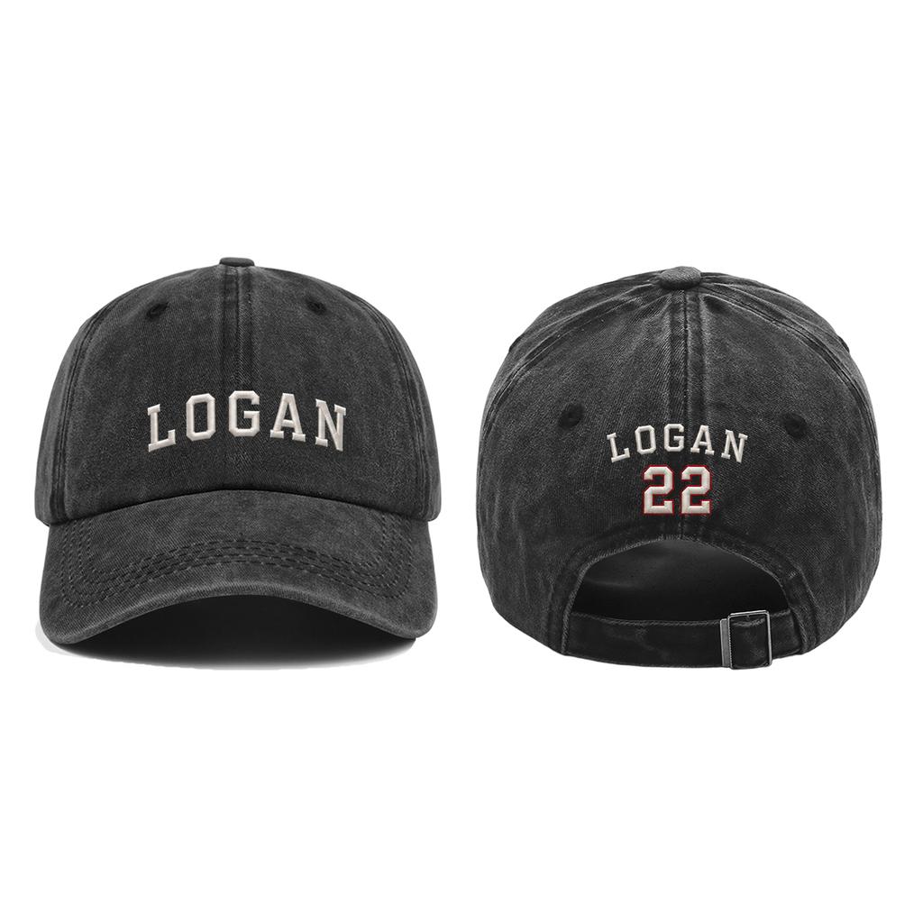 Vintage Washed Cotton Baseball Cap Adjustable Soft Top Distressed Retro Style Embroidered Logo Casual Outdoor Hat for Everyday Use