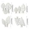 Kitchen Baking Tools 3D Chocolate Mold Forest Tree Shape Chocolate Candy Mold Non-stick Silicone Material Accessories