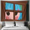 Creative Cartoon Wall Hanging  Childlike Window Decorative Tapestry