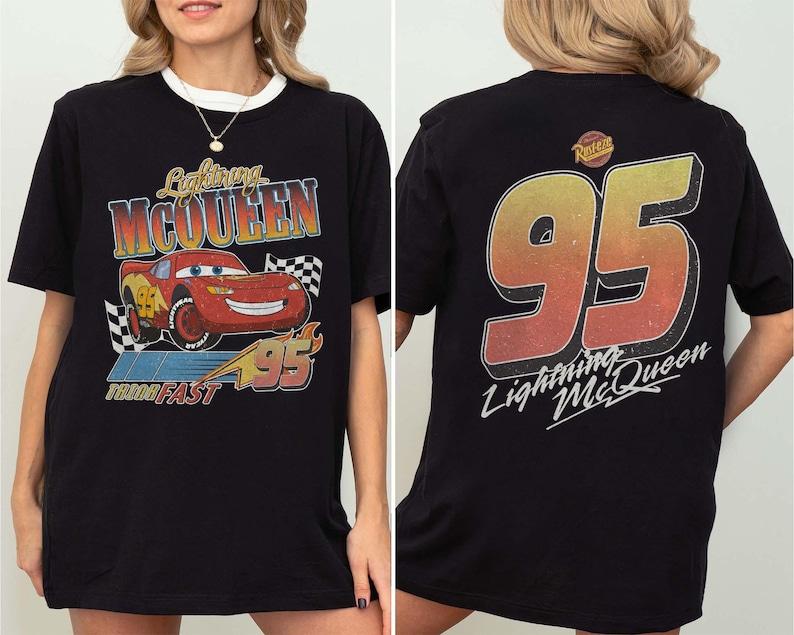 2026 Summer Disney Lightning Mcqueen Graphic Tshirt Men Women Fashion Cotton Quality Casual Loose Short Sleeve Classic Unisex