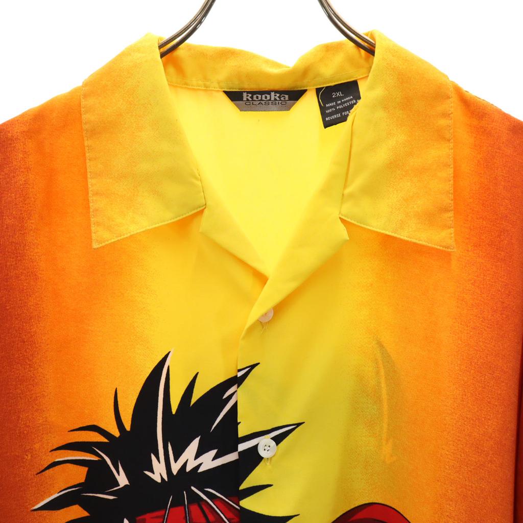 ROORA CLASSIC Rurouni Kenshin Sagara Sanosuke Short sleeve Open collar shirt Men's Used