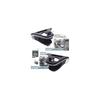 Tsuchiya Yac Drink Holder, Driver's Seat SY-CO5 and Passenger's Seat SY-CO6 Set, for Toyota Corolla Cross (10 Series), Black and Silver