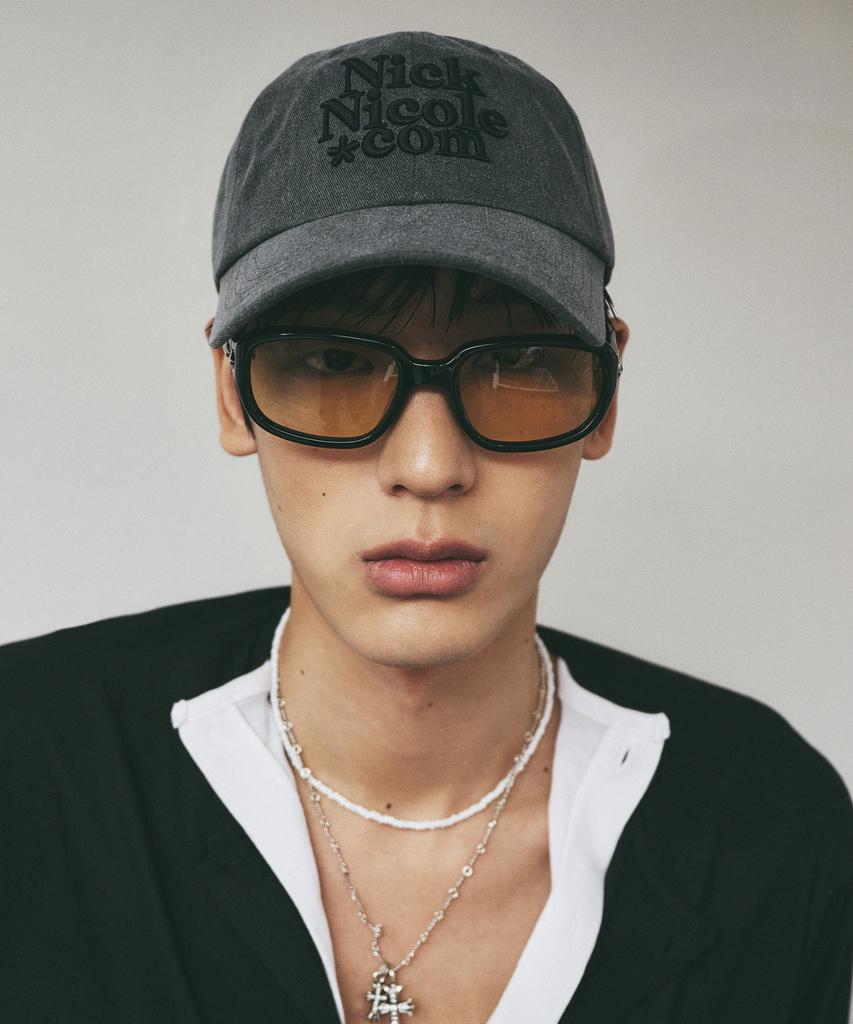 Nigaennikol Nn Dotcom Signature Ball Cap_Denim Charcoal