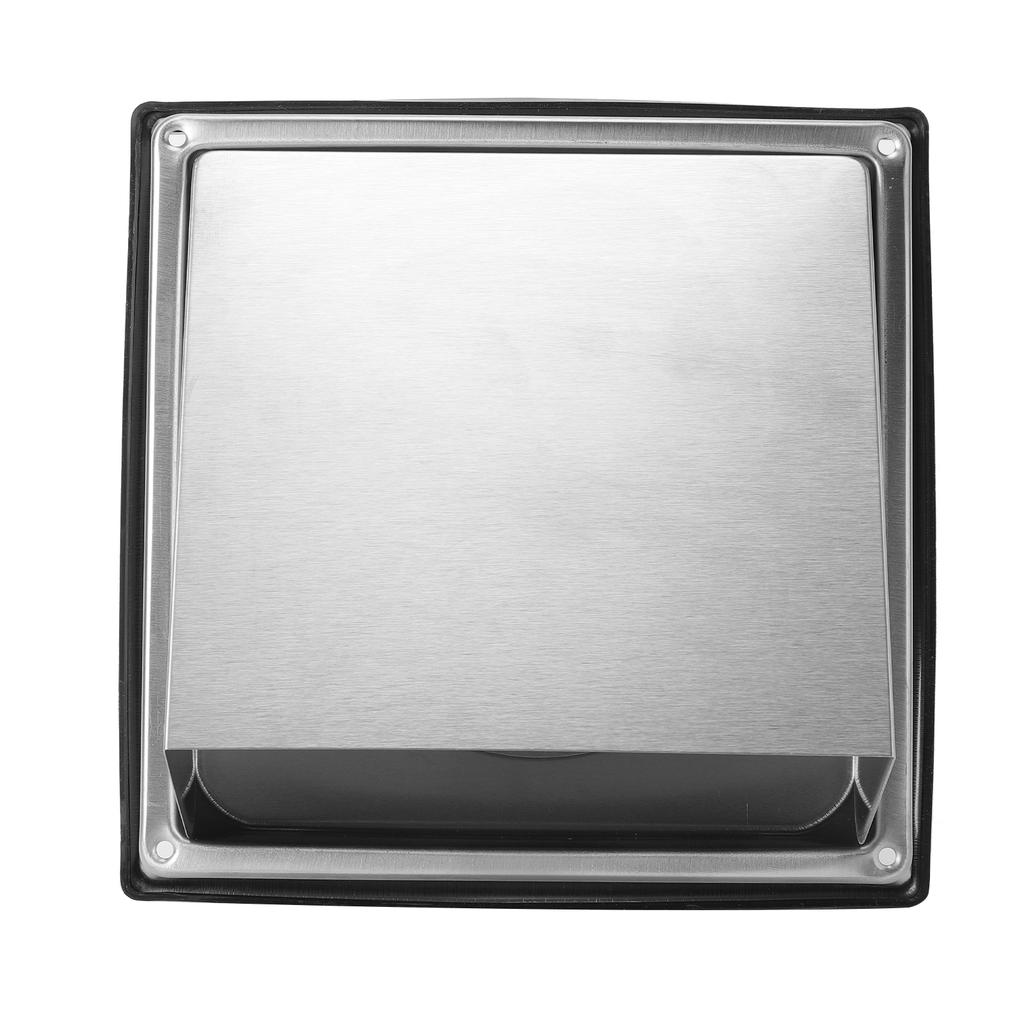 Wall Vent Exhaust Cover 304 Stainless Steel Dryer Hooded Wall Vent Exhaust Hood with Mesh Screen Damper for Dryer Vent