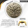 Certified Dalmatian Jasper Crystal Ball for Meditation - Premium Crystal Vastu Items for Home and Feng Shui Items