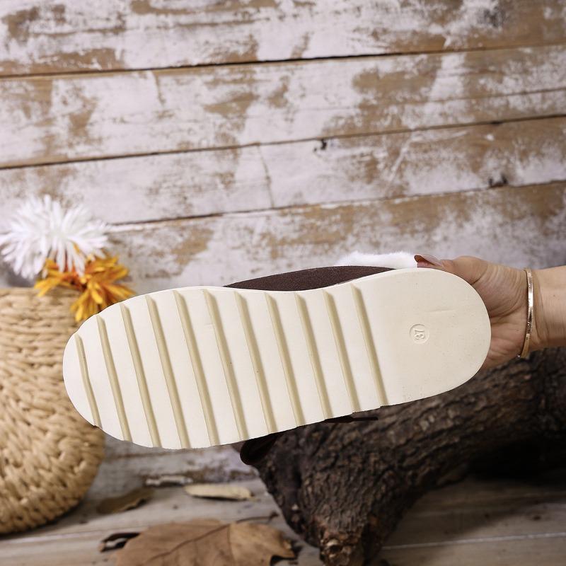 Women's Winter Low-Cut Snow Boots - Plus-Size, Fleece-Lined, Lace-Up, Warm