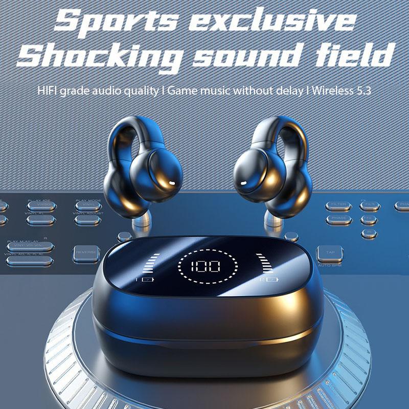 Original M47 Wireless Earbuds Bluetooth Headset Charging Earphones Bone Conduction Headphones Sport With Mic Free