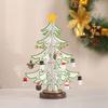 Wooden Material Christmas Tree Ornament Stereo Structure Christmas Decoration  Home