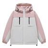 Winter Explosion Outdoor Tooling Mountain Charge Cotton Clothes Men and Women Couples Color Matching Hooded Jacket Cotton Clothes Factory