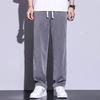 Men's Ice Silk Wide Leg Tencel Jeans - Loose, Straight, Casual Fit by Four Seasons