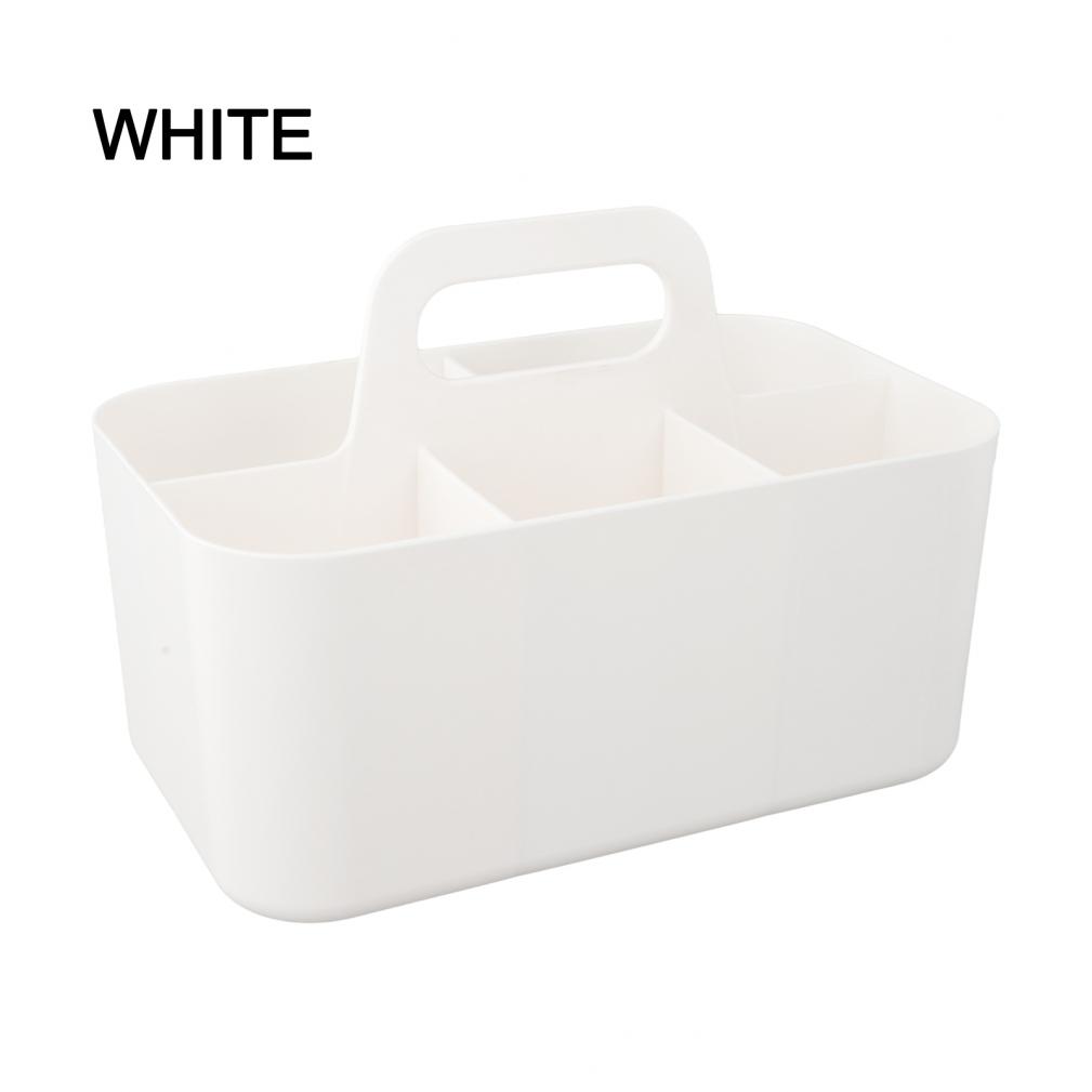 Aesthetic Plastic Storage Solution with Removable Dividers for Convenience