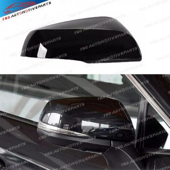 

Black Right Side Door Rearview Mirror Cover Trim Cap For Toyota RAV4 -
