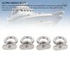 M6 Thread Size Track Mount Eyelets 4PCS Set Tie Down Rings Rail Mount Eye Bolt  For Tents