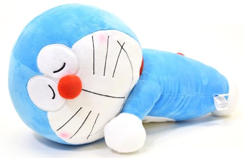 MORIPiLO (Morishita) Doraemon Plush Toy Body Pillow, Approx. 45cm (Sleeping Pillow, Medium Size), Large, Blue, Character, Shogakukan, 133527