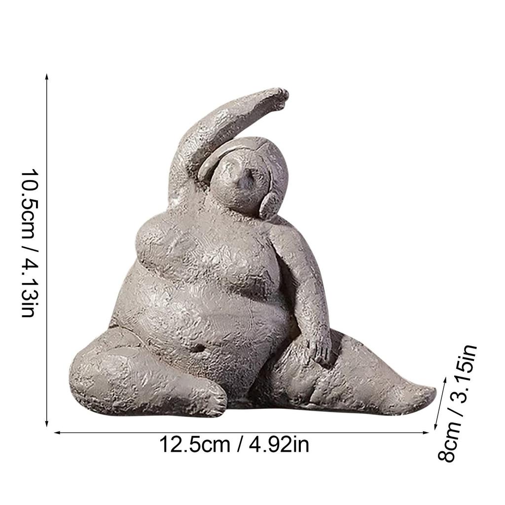 Abstract Sculpture Elegant Yoga  Woman Resin Art Bedroom Living Room Home Decoration